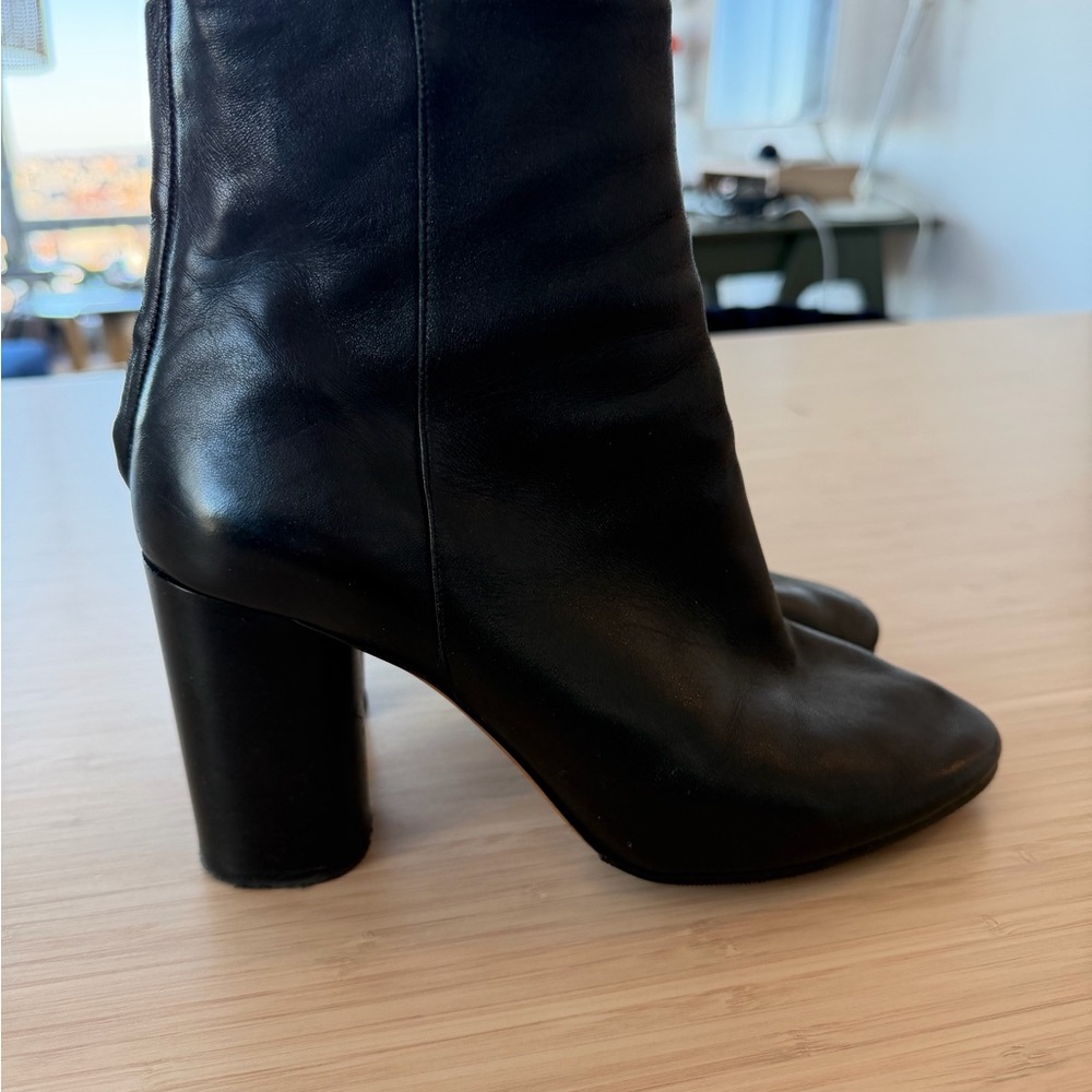 Isabel Marant Black Leather Women's Boots